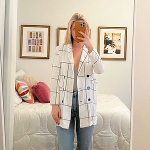 Into Black & White Blazer
